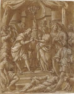 The Marriage Of The Virgin by Giovanni Battista della Rovere