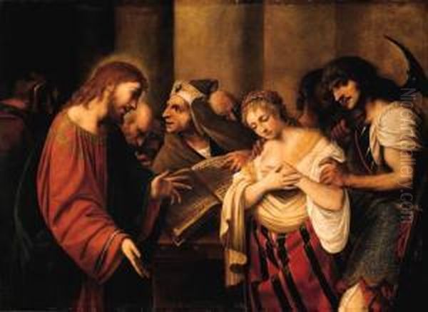 Christ And The Woman Taken In Adultery - view 1