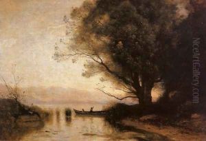 Souvenir of Riva by Jean-Baptiste-Camille Corot