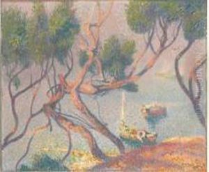 Paysage Du Littoral Mediterraneen. by David Dellepiane