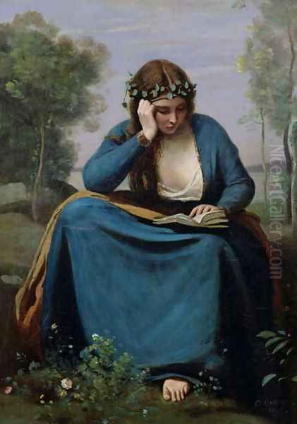 The Reader Crowned with Flowers, or Virgil's Muse, 1845 - view 1