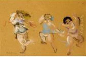 Les Enfants Dansant. by Henriette Deloras