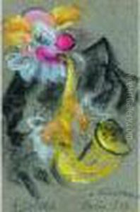 Clown A Medrano by Henriette Deloras