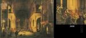 The Interior Of A Renaissance
Cathedral By Candlelight With Theentrance Of A Dignitary And His
Entourage The Interior Of A Renaissance
Cathedral By Candlelight With Theentrance Of A Dignitary And His
Entourage
