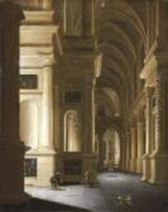 Interior Of The Sint Laurenskirk by Anthonie De Lorme
