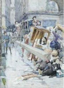 Les Embarras De Paris by Charles Edouard Edmond Delort