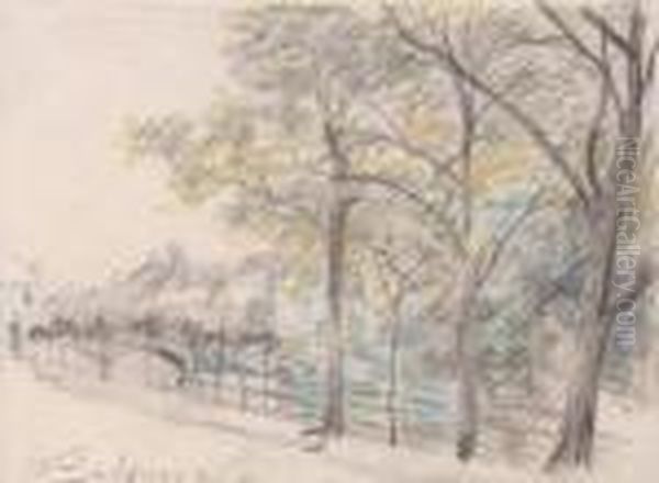 City View With Trees Alongside The Canal - view 1