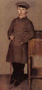 Young Boy of the Corot Family by Jean-Baptiste-Camille Corot