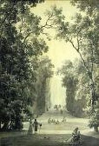 Vue Prise Dans Le Parc De Saint-cloud En 1785