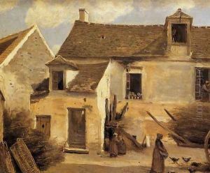 Courtyard of a Bakery near Paris