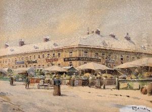 Am Naschmarkt Mit Freihaus by Franz Demel