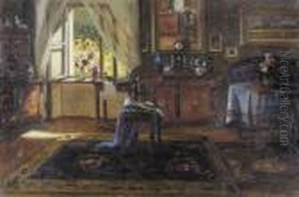 Biedermeierinterieur. - view 1
