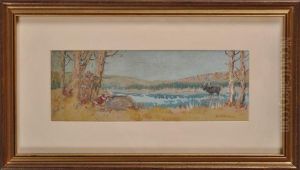 Hunting Scene by Edwin Willard Deming