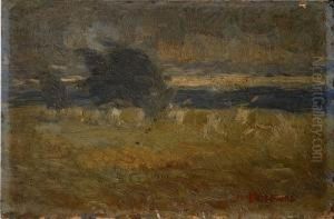 Windswept Landscape by Edwin Willard Deming