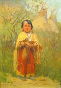 Indian Child With Doll