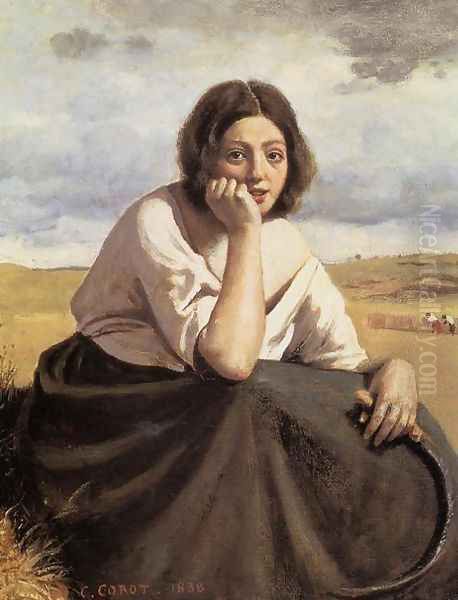 Harvester Holding Her Sickle - view 1