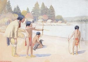 Archery Practice by Edwin Willard Deming