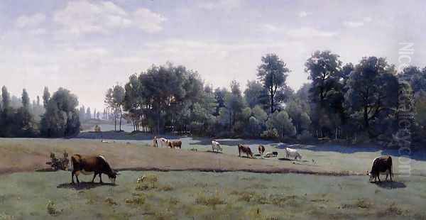 Marcoussis - Cows Grazing - view 1