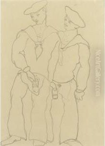 Two Sailors Urinating
