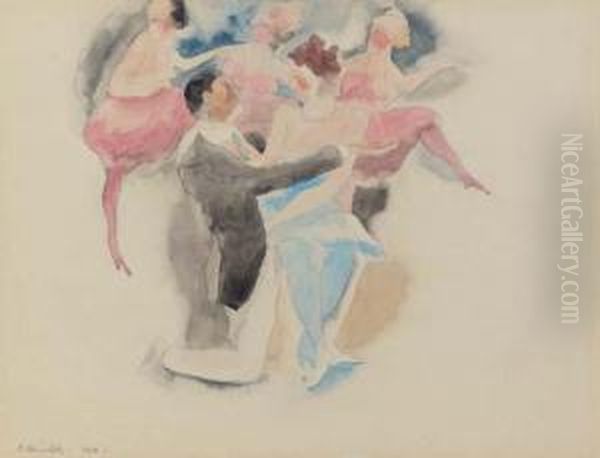 In Vaudeville: Man And Woman With Chorus - view 1