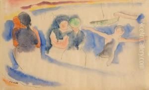 ''bathing Beach'' by Charles Demuth