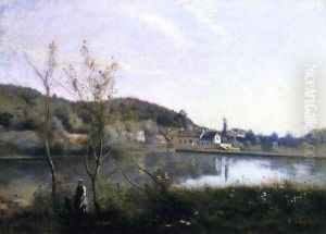 Ville d'Avray - The Large Pond and the Villas