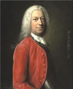 Portrait Of A Gentleman In A Red Jacket