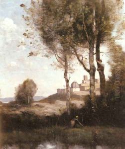 Les denicheurs Toscans by Jean-Baptiste-Camille Corot