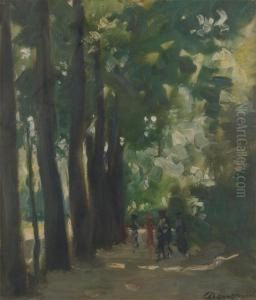 Conversation Dans Le Parc Debruxelles by Alexandre Denonne