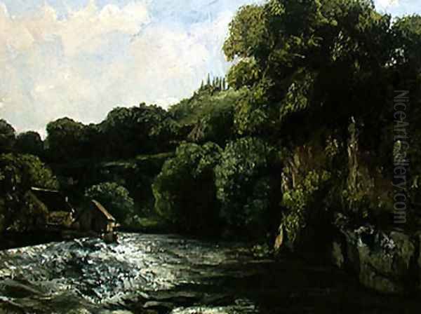 The Lock on the Loue, 1867 - view 1