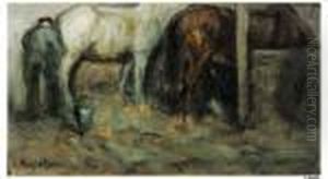 "in Scuderia" 1918 by Giovanni Depetris