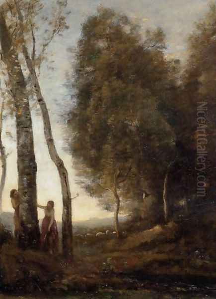 Shepherd and Shepherdess at Play - view 1