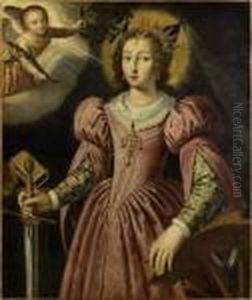 Sainte Catherine D'alexandrie by Claude Deruet
