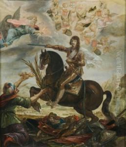 Le Triomphe De Louis Xiii by Claude Deruet