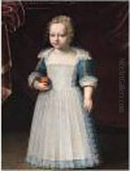 Portrait Of A Young Boy, Said To
Be The Infant Francois Hannibal, Duke Of Destres, Marechale Of France
(d.1670) - view 1