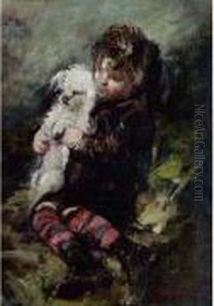 L'enfant Au Chiot - view 1