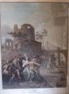 La Rixe by Charles-Melchior Descourtis