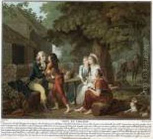 Paul Et Virginie by Charles-Melchior Descourtis