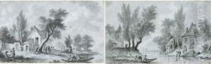 Paire De Paysages