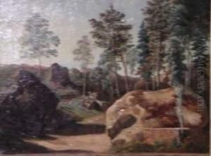 Paysage De Circoin by Blaise Alexandre Desgoffe