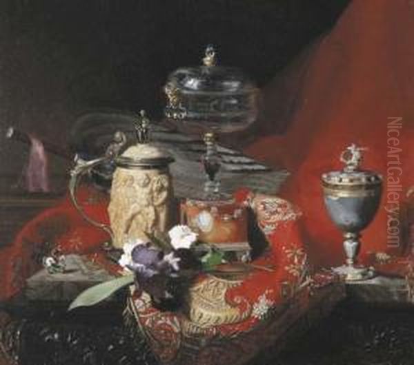 A Silver-mounted Ivory Tankard - view 1