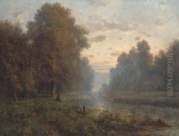 Angling At Dusk - view 1