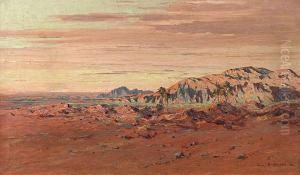 Paysage D'algerie by Eugene Deshayes