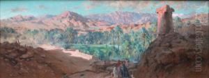 L'oasis Dans L'atlas by Eugene Deshayes