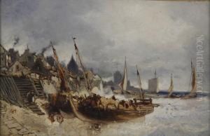Bateaux De Peche A Quai