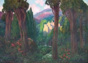 Les Jardins D'alger by Eugene Deshayes