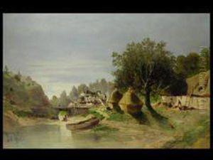 Flusslandschaft Flusslandschaft
