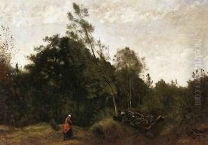 Forest Clearing in the Limousin I by Jean-Baptiste-Camille Corot