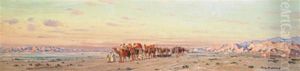 Caravane Dans Le Sud Algerien