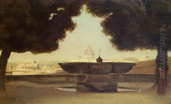 Rome - The Fountain of the Academie de France - view 1
